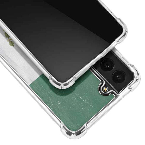 Mexico Flag Distressed Galaxy S22 Plus Clear Case